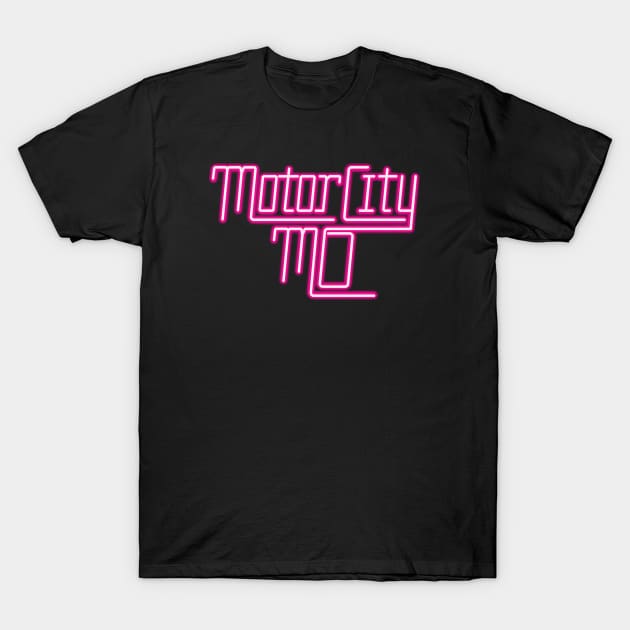 Motor City Mo Neon Seduction T-Shirt by 3YsMenMedia